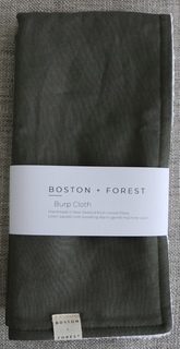 Boston & Forest Burp Cloth (Forest)