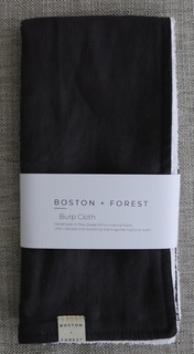 Boston & Forest Burp Cloth (Charcoal)